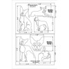 Boston Terrier Dog Stencils - 2 Piece Set