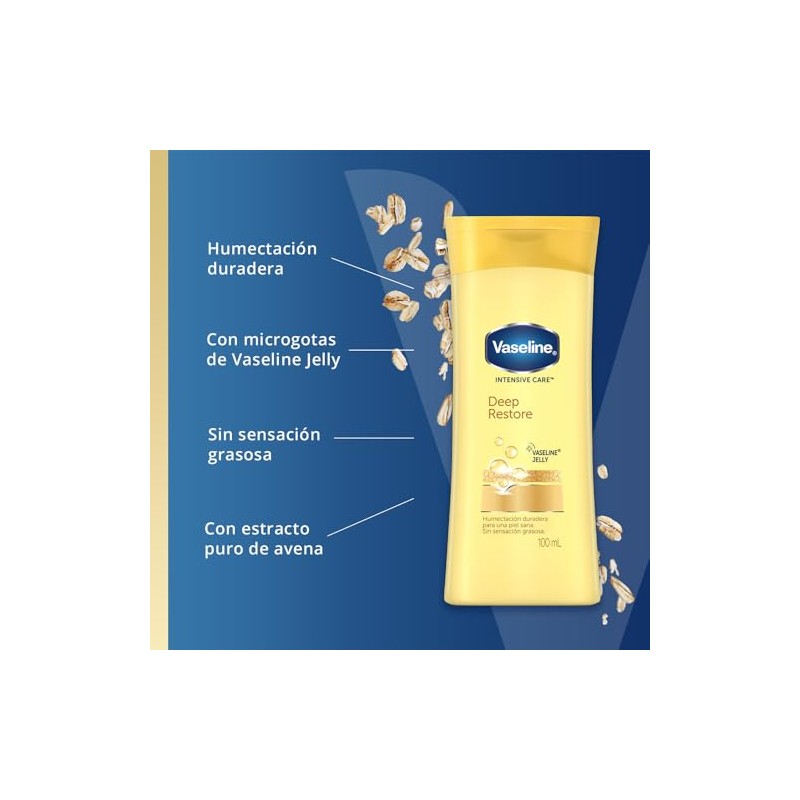 Vaseline - Crema Corporal, Hidrata y Nutre La Piel Seca,
