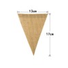 48Pcs Burlap Banner Bunting, BetterJonny 36Ft Burlap Triangle Flag DIY