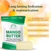 White Naturals- Mantequilla de mango sin refinar, 8 oz, humectante