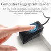 Desktop USB Fingerprint Reader, Computer Fingerprint Key Reader, USB Security
