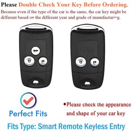 SANRILY PU Leather 2/3 Button Flip Key Fob Cover Fit for Acura TL TSX ZDX MDX RDX Fit for Honda Civic IX Pilot Accord 8 CRV Jazz HRV Keyless with Leather Keychain Silver-brown