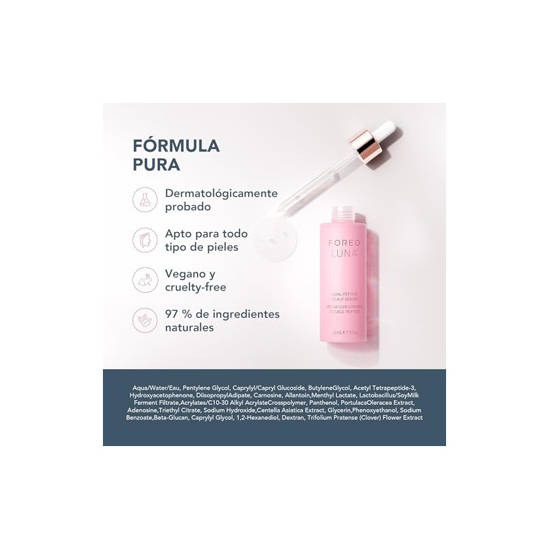 FOREO LUNA Sérum capilar con dobles péptidos - Para el