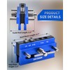 DAYDOOR 2.1" Self Centering Dowel Jig, Universal Capacity Doweling Jig
