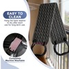 Double Sided Back Scrubber with Long Handle, Exfoliating Shower Brush