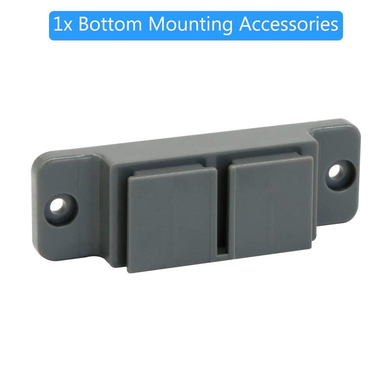 WOMHOM Retractable Baby & Dog Gate Accessories (Grey) - Full