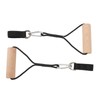 Wooden Gymnastic Rings Portable Pull Up Handles Arm Strength Trainer