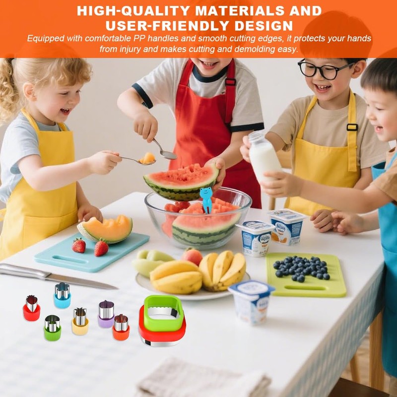 Sandwich Cutters for Kids, 30 Pack Cookie Cutters for Kids,