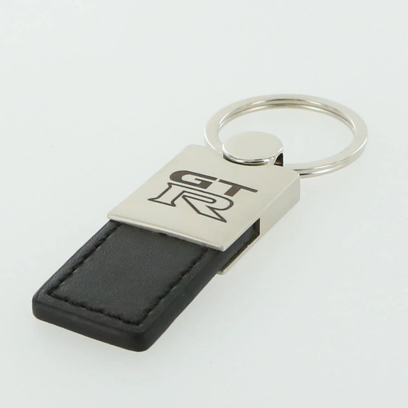Nissan GTR Leather Key Ring (Black)
