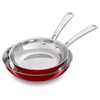 KitchenAid Stainless Steel 8 and 10 Skillets Twin Pack