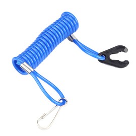 Kuuleyn Engine Outboard Kill Switch Keys, Ignition Emergency Kill Stop Switch Safety Tether Lanyard Fit For Honda Red