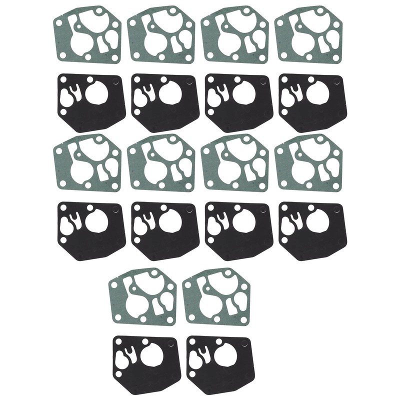 10 Set Carburetor Diaphragm Gasket Kit Carb Diaphragm Gasket Replacement