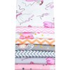 CraftsFabrics Pack of 8 40cm x 50cm Pink Fairy Cartoon