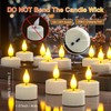 SoulBay Flameless Candles with Remote Control Timer & Charging Base,