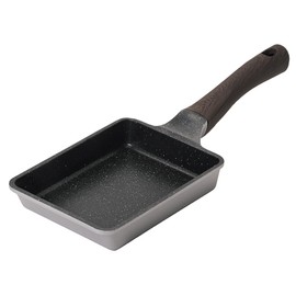 Pearl Metal HC-979 Egg Grilling Pot, 5.1 x 7.1 inches (13 x 18 cm), Lightweight, For Gas Fires, Marble Coat, Abrasion Resistance Tested, 1 Million Times, PFOA Free, PTFE Free, Can be Used with Metal