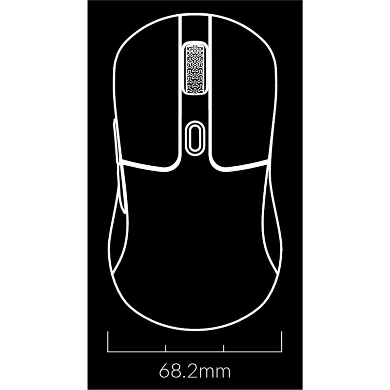 Keychron M3 Wireless Mouse, PAW3395 Sensor, Programmable Macro Button, 26,000