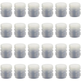 ZYBHMJE 24 Pcs Dust Caps for Car Tyres Fluorescent Car Tire Valve Caps Universal Valve Caps Fashion Luminous Tyre Caps for General Cars SUV Motorbike Trucks Bicycle Decoration (Blue)