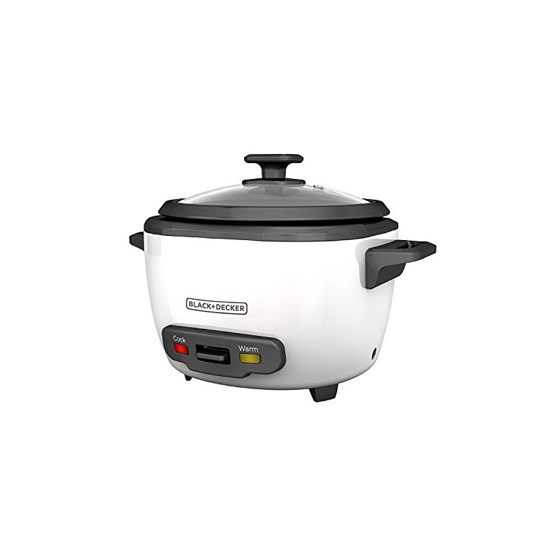 Black+Decker 2-in-1 Rice Cooker and Food Steamer, 16 Cup (7