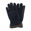 isotoner Men’s Recycled Microsuede and Berber Glove - A70188 (Black,