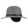 Tilley TWF1 Montana Wool Fedora Hat (Grey Mix, 7 5/8)