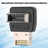 Right Angle USB Type E Adapter, Front Panel Header Male
