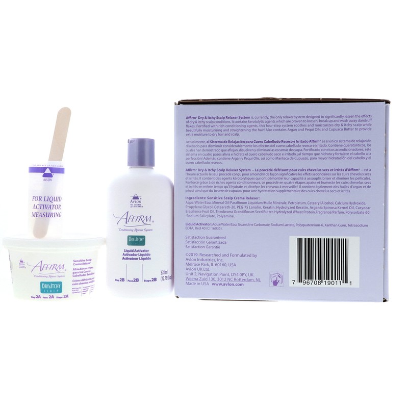 Avlon Affirm Dry and Itchy Scalp Sensitive Scalp Formula Relaxer,