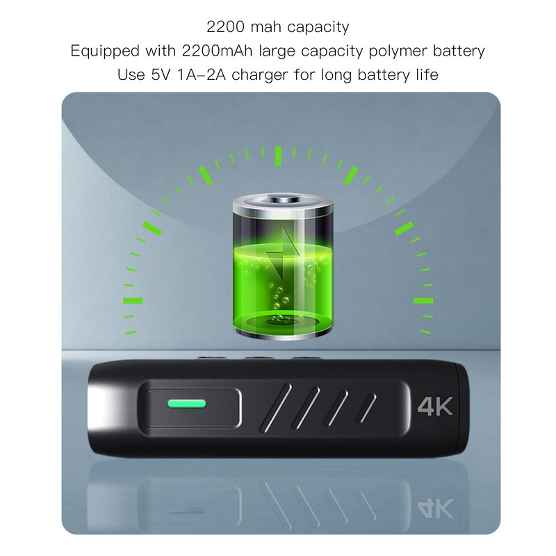 4K HD Head Mounted Action Camera WiFi Mini Wearable Video