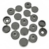 50 x Graphite Grey Hinged Screw Cover Caps Pozi Phillips