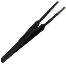 Craft County Precision Tweezers – Anti-Static Stainless-Steel Tweezers – Round Tip