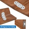 4Pcs Heavy Duty Folding Table Hinges, Silver Sewing Machine Flip