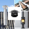 T Tulead Round Chimney Cap with Cone Top, 75mm/2.95" Stainless