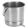 Enema Bucket Kit 1.6L Stainless Steel Bucket Reusable Shower Enema