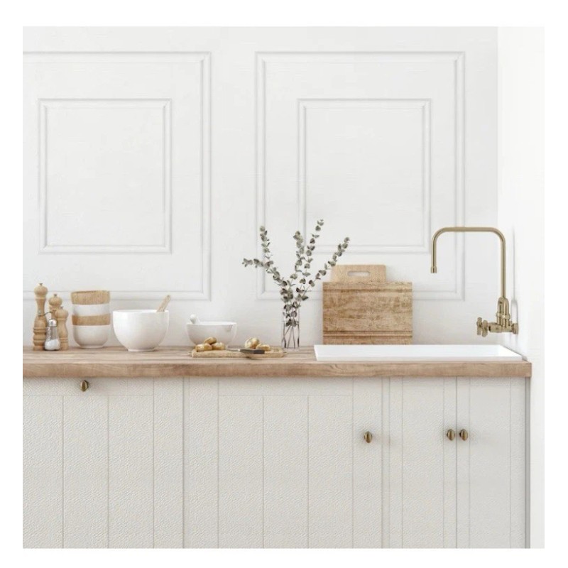 Build and Batten 2-Pack 12" Wall Panel Rail Kit White