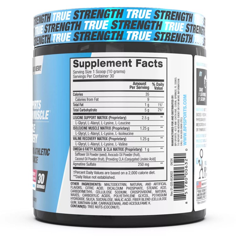 BPI Sports Best BCAA CHOOSE FLAVOR 25srv - Promotes Lean