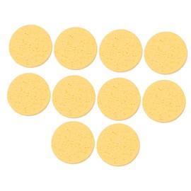 FRCOLOR 10pcs Facial Makeup Sponges for Cleansing and Exfoliating Gentle Face Pads for Daily Use Deeply and Remove Impurities Suitable for Sensitive Skin Skin-friendly Material