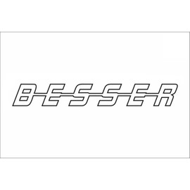 Truck Sticker Better, Volvo, Daf, Man, Scania, Iveco (White)