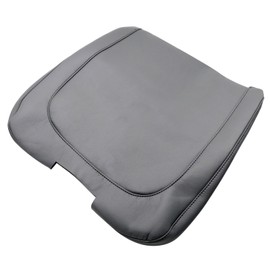 GXARTS Leather Center Console Cover armrest Jump seat Cover Compatible with Dodge Ram 2013 2014 2015 2016 2017 2018 (Gray)