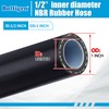 Boltigen 1/2'' ID Vacuum Refrigerant Hose, High Flow Black HVAC