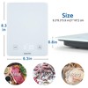 BAKFEE IP67 Waterproof Food Scale with Tempered Glass Surface, 22lb