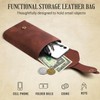 Medieval Leather Belt Pouch – Versatile Renaissance Bag for Ren