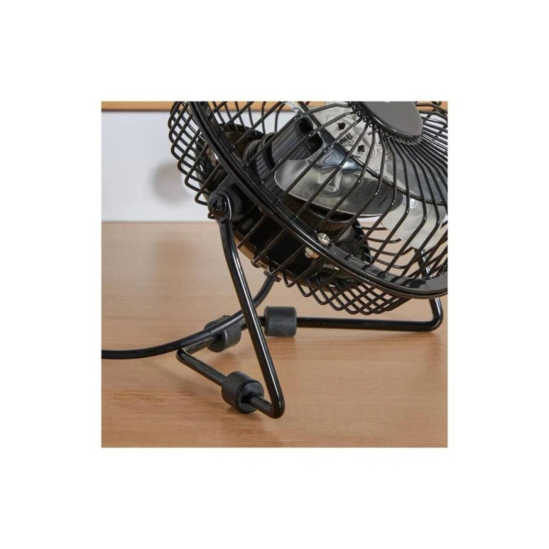 GPX Mini 4" USB Personal Fan in Black, Compatible with