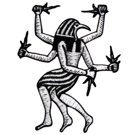 Horus Egyptian God of Kingship And The Sky Patch Embroidered Badge Iron On Sew On Emblem