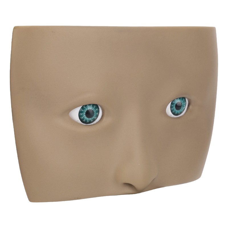 Makeup Practice Face Board 3D Realistic Eye Painting Practice Plastic