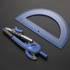 Mr. Pen- Compass and Protractor Set, Midnight Blue, Compass Geometry