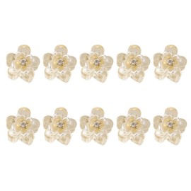 10 Pieces With Rhinestone Hairpins, Cute Flower Hairpins, Braided Accessories, Hair Style Decorations, Women'S Hair Accessories.