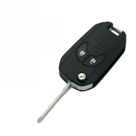 SEGADEN Modified Upgraded Flip Key Shell Compatible with Nissan 2 Button Keyless Entry Remote Key Case Fob SS916A