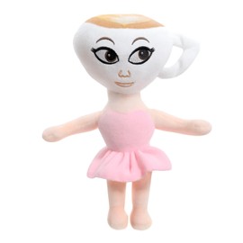 Ballerina Cappuccino Plush, Adorable Plush for Kids, Italian Brainrot Plush Toy, Soft Ballerina Doll for Kids & Collectors, Cute Plushie for Bedroom Decor & Role Play