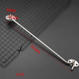 Stainless Steel 304 Heavy Duty Cabin Hook and Eye Lock for Shed, Gate or Garage Door, Door Holder