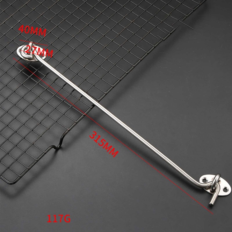 Stainless Steel 304 Heavy Duty Cabin Hook and Eye Lock