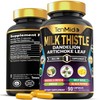 Tenmido Milk Thistle Supplements - 6in1 with Dandelion, Artichoke Leaf,